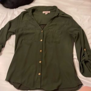 Green 3 1/4 length top